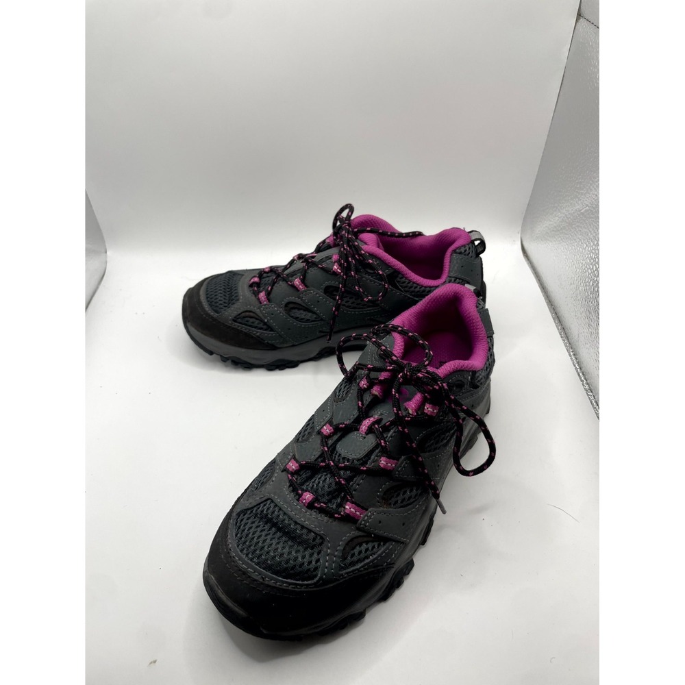 Merrell Moab 3 Low MK165708 Kids 3 M Sneaker Granite Berry Leather Hiking Shoes